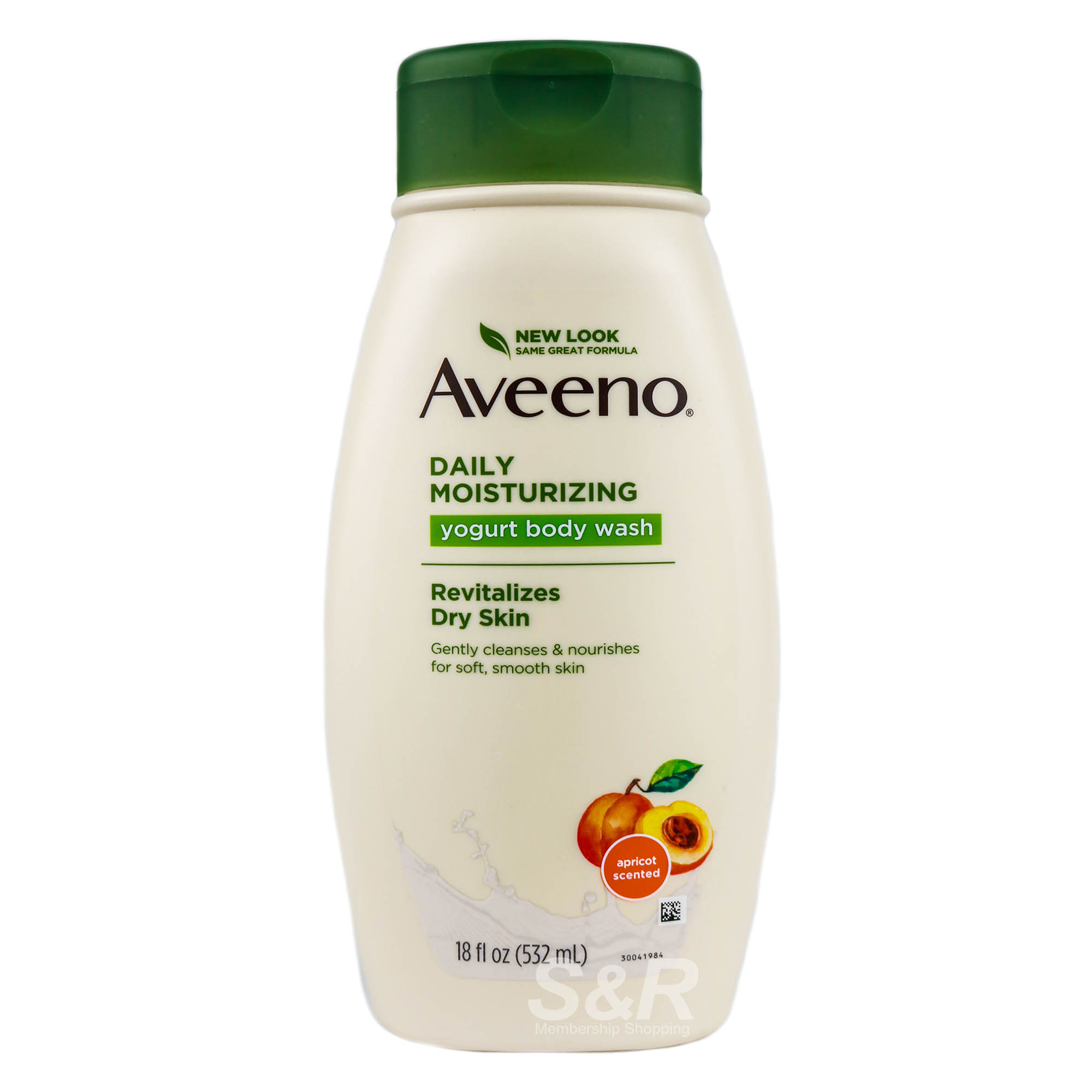 aveeno yogurt body wash apricot