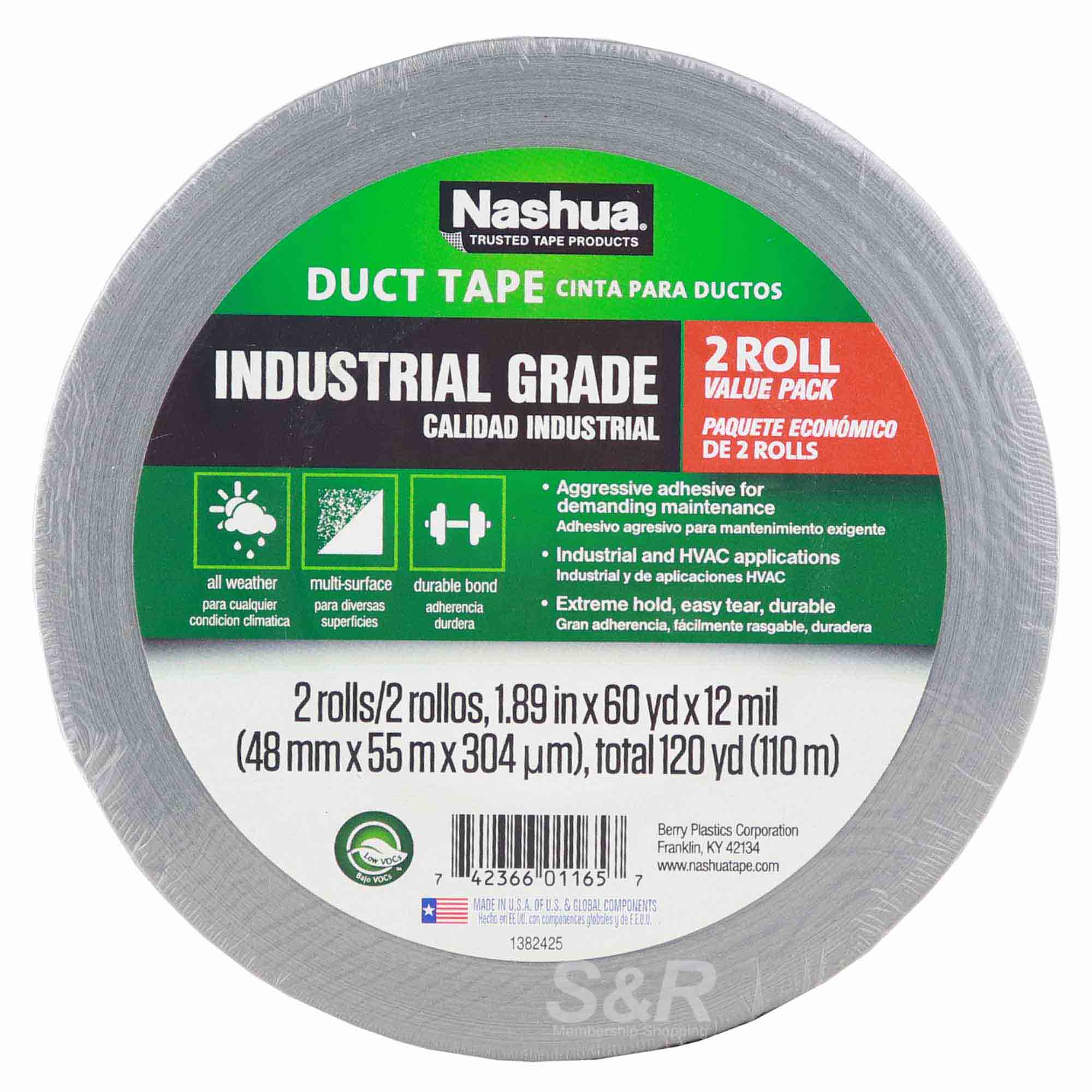 Nashua Industrial Grade Duct Tape 2 rolls