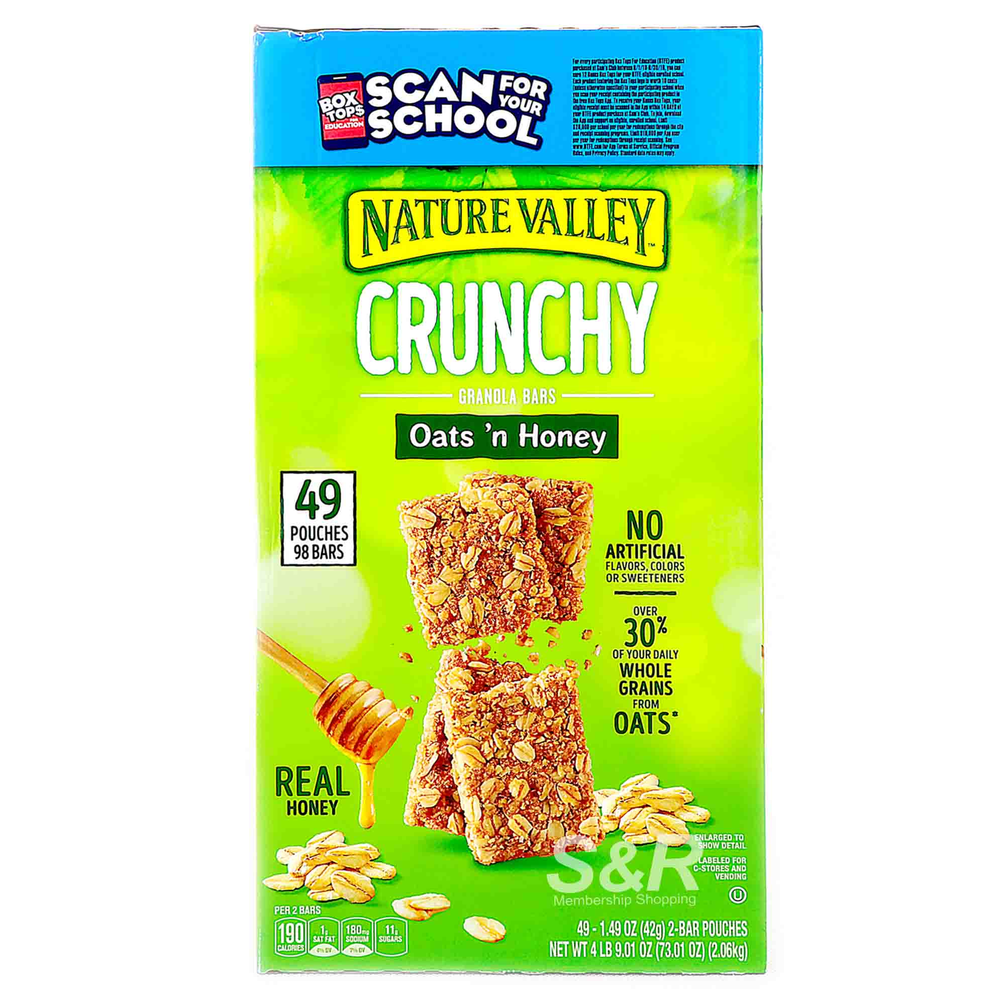 Nature Valley Crunchy Granola Bars Oat S N Honey 98 Bars