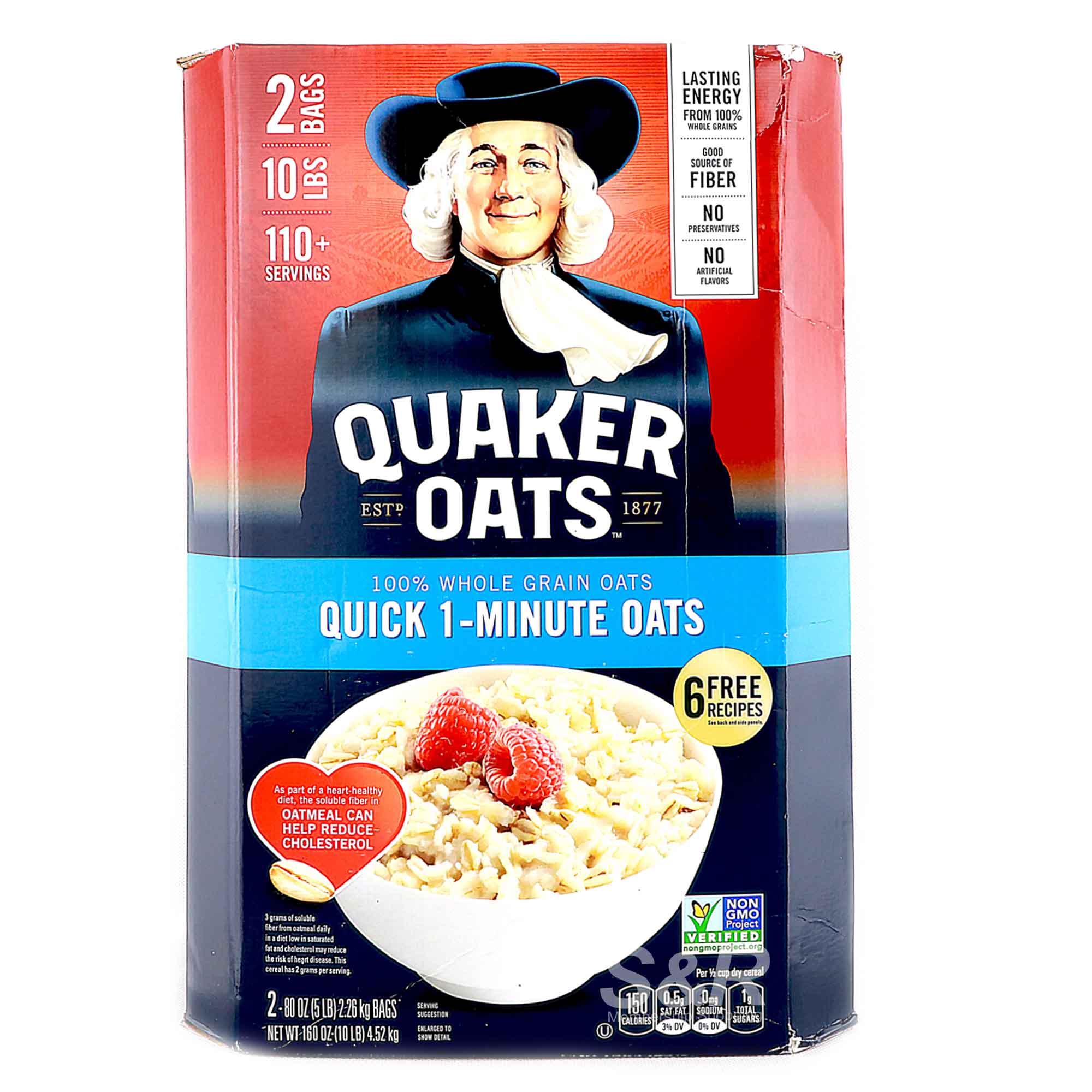 Quaker Oats Quick 1 Minute Oats 4 52kg