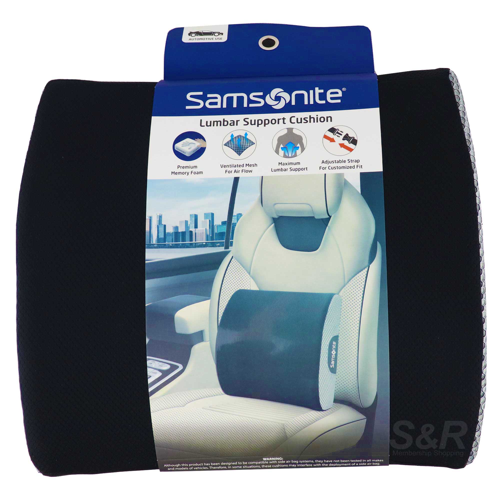 samsonite lumbar pillow