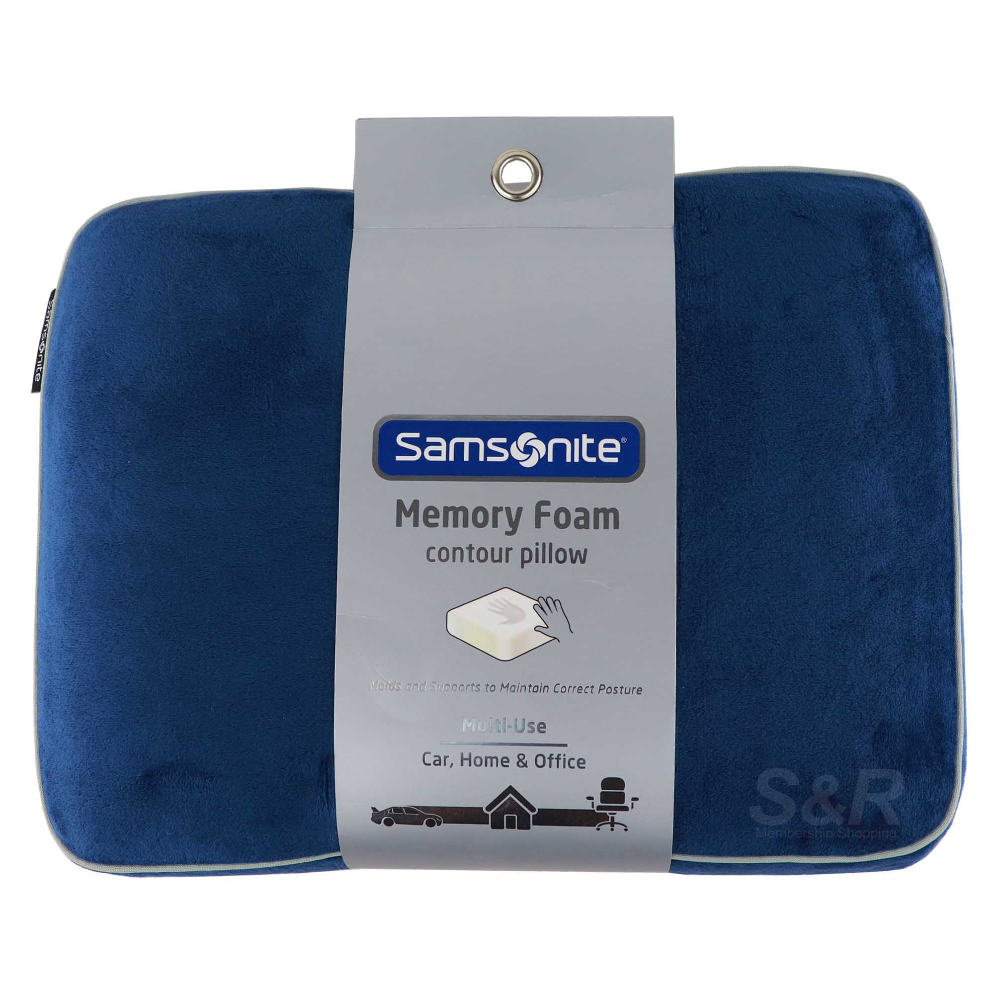 samsonite memory foam contour pillow