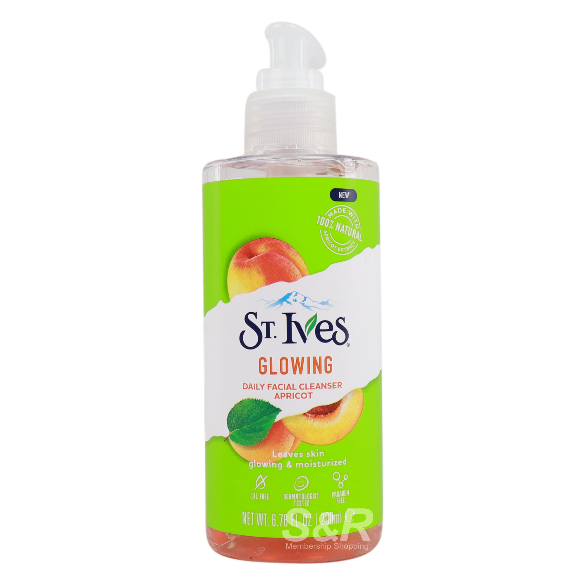 st ives glowing daily facial cleanser